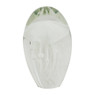 Ornament presse papier kwal in glas - wit