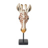 Dierenkop giraffe op voet - 40 cm