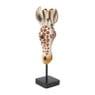 Dierenkop giraffe op voet - 40 cm
