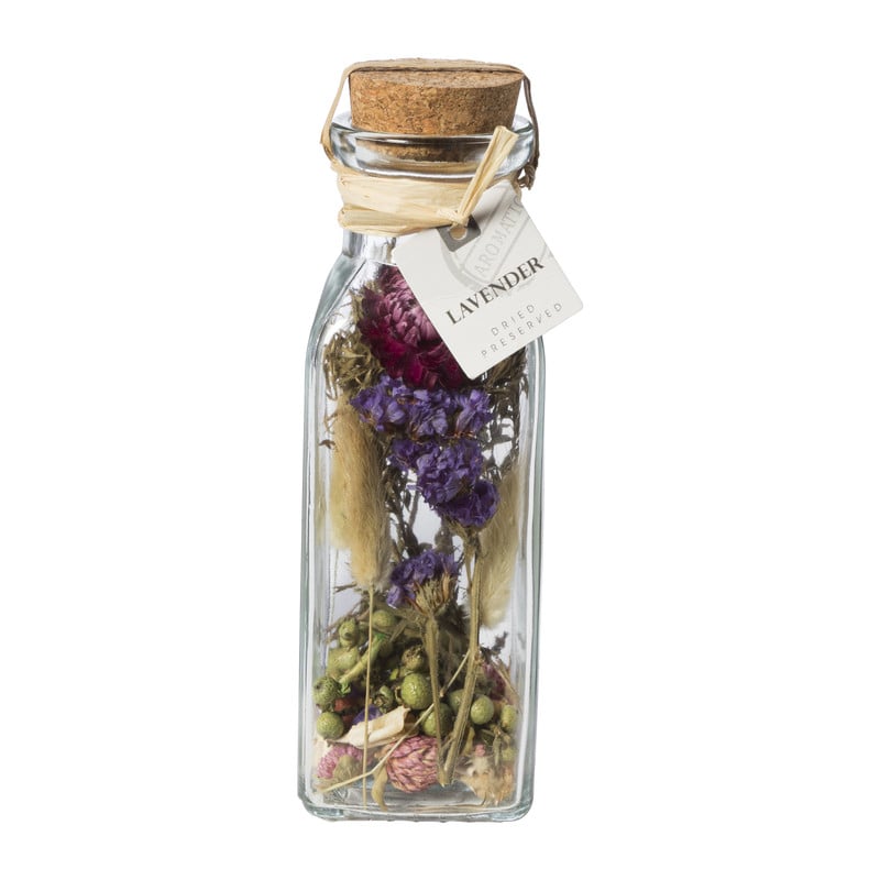 Potpourri droogbloemen - diverse varianten - ø6,5x19 cm 