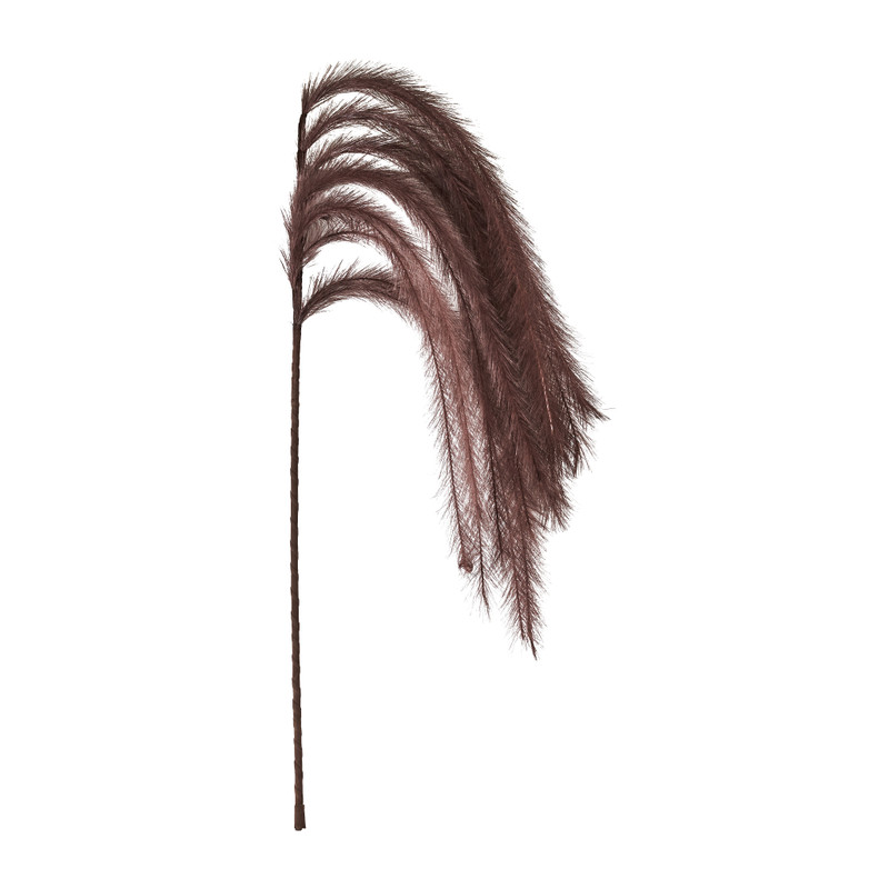 Pluimtak - oudroze - 130 cm