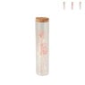 Droogbloem in glas - 19x4.5x4.5 cm - diverse varianten