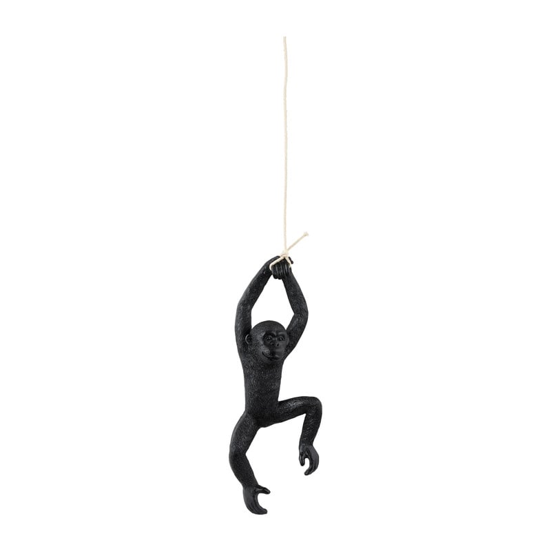 Hangende deco aapjes - diverse varianten - 38x15,5x8 cm