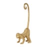 Beeldje aap - goud - 12,2x7,3x29,5 cm