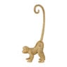 Beeldje aap - goud - 12,2x7,3x29,5 cm