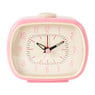 Klok retro - roze - 11x6x8,5 cm