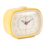 Klok retro - geel - 11x6x8,5 cm