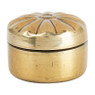 Opbergpotje reliëf - goud - ⌀5 cm 