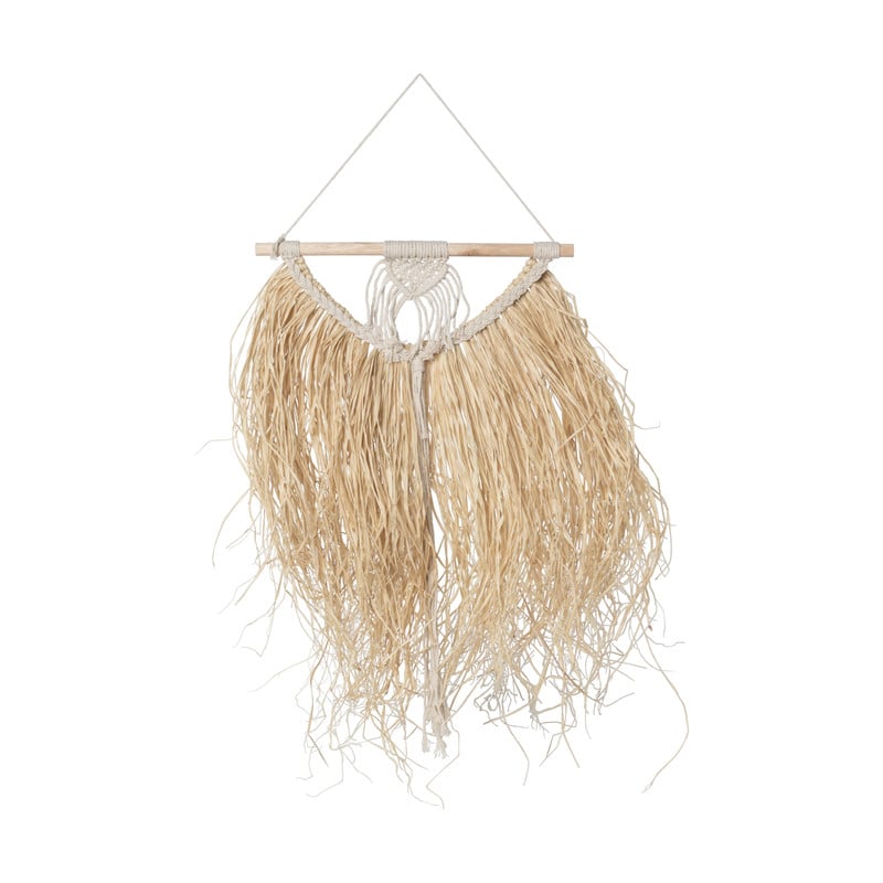 Wandhanger raffia - 36x67 cm