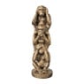 Beeldje apen - horen zien zwijgen - ⌀8x27 cm