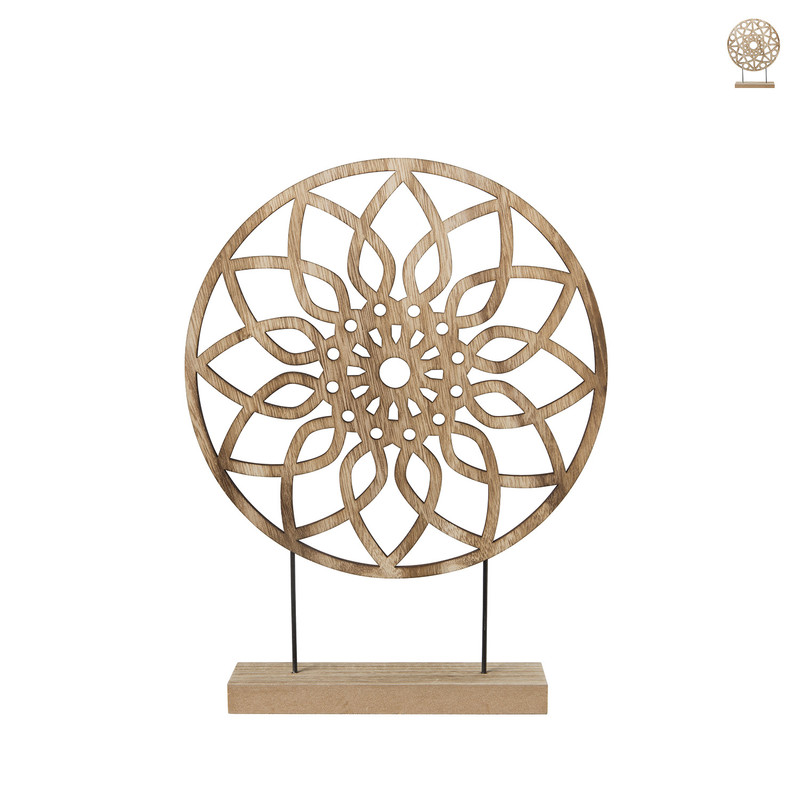 Staande mandala - hout