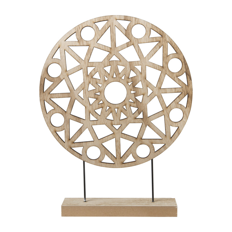 Staande mandala - hout