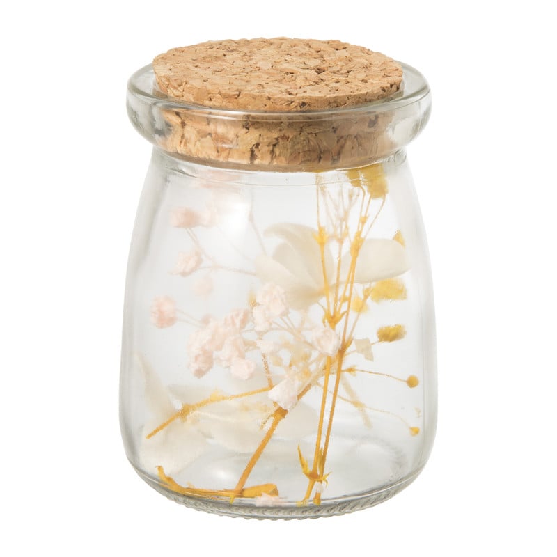 Potjes met droogbloemen - diverse varianten - ⌀6X7 cm