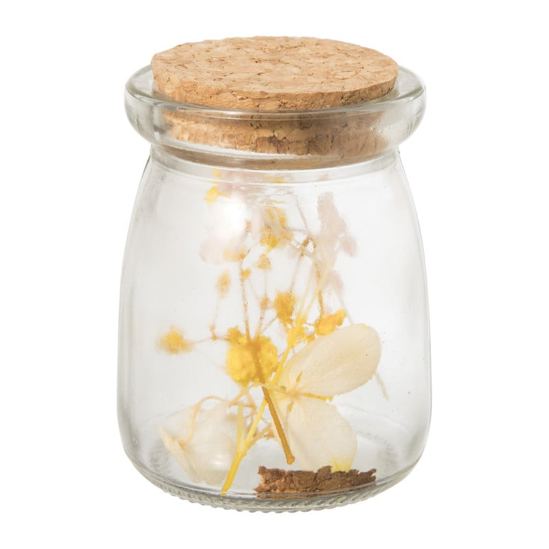 Potjes met droogbloemen - diverse varianten - ⌀6X7 cm