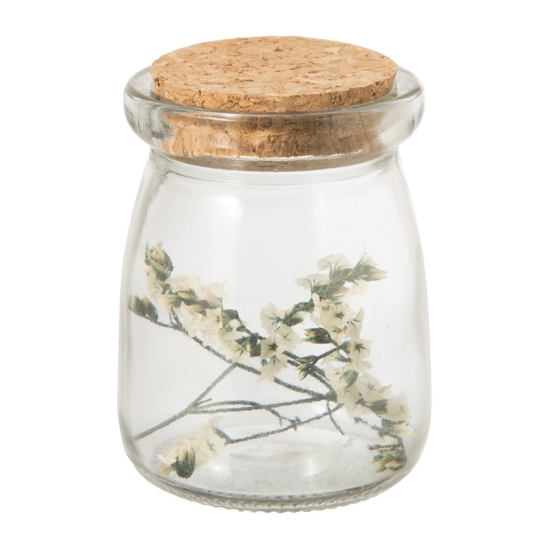 Potjes met droogbloemen - diverse varianten - ⌀6X7 cm
