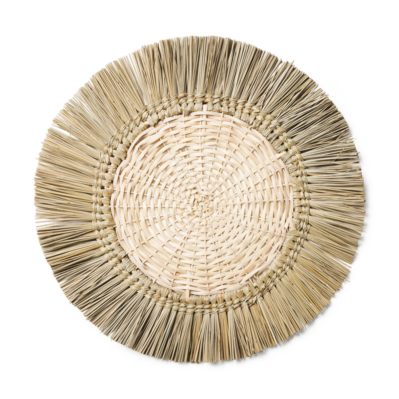 Wandhanger raffia - ⌀50 cm