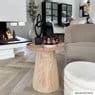 Staande deco op voet - 38x13x8.5 cm - zwart