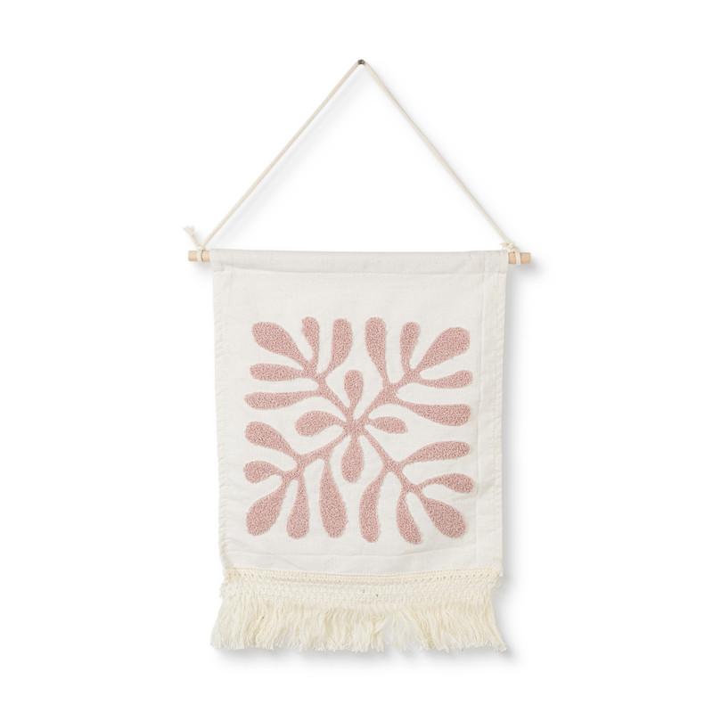 Wandhanger - roze - 47x40 cm