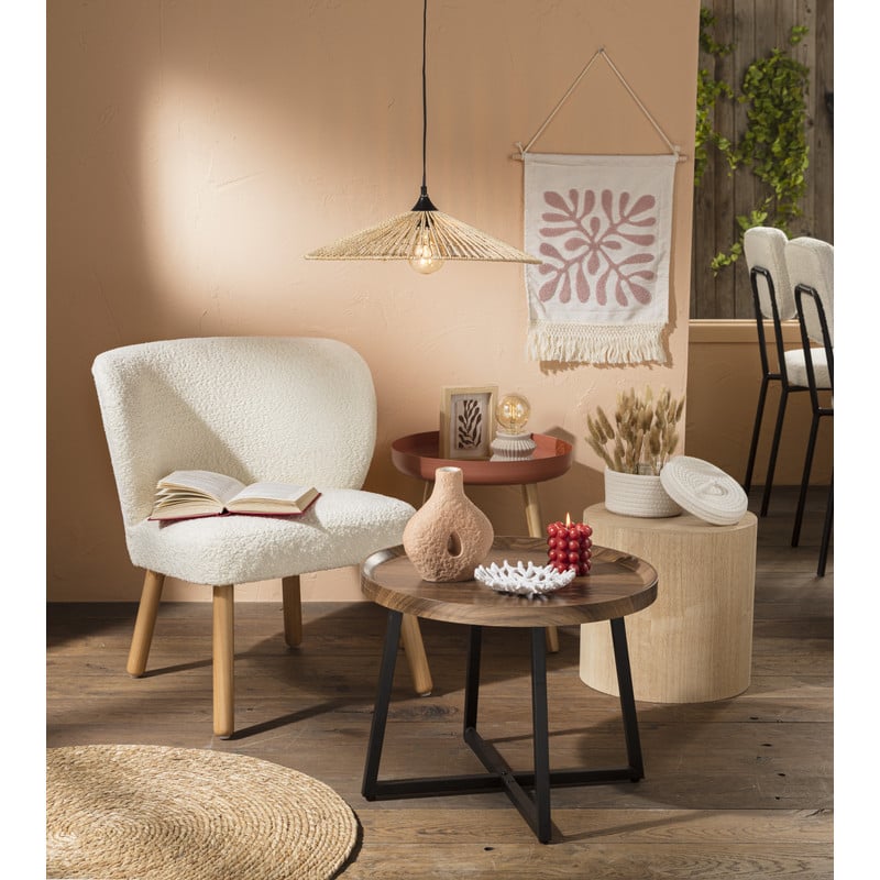 Wandhanger - roze - 47x40 cm