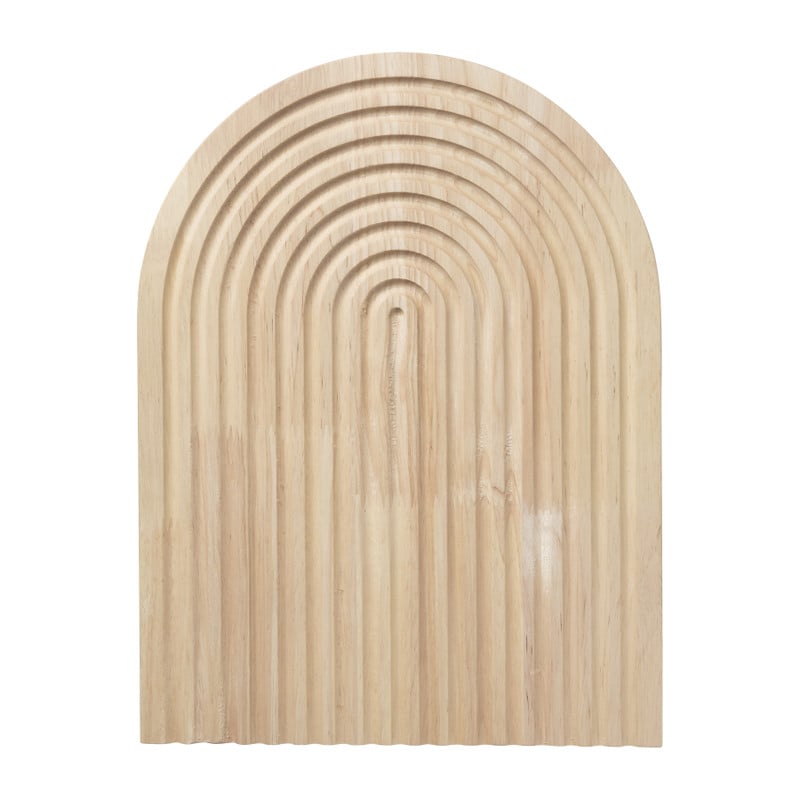 Deco regenboog - hout - 24x32x1,5 cm