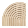Deco regenboog - hout - 24x32x1,5 cm