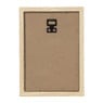 Poster met lijst bloem klein - bruin - 18x13x3 cm