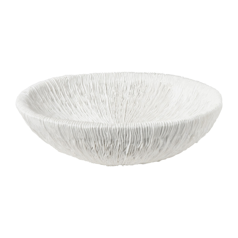 Schaal schelp relief - ø26x7.5 cm