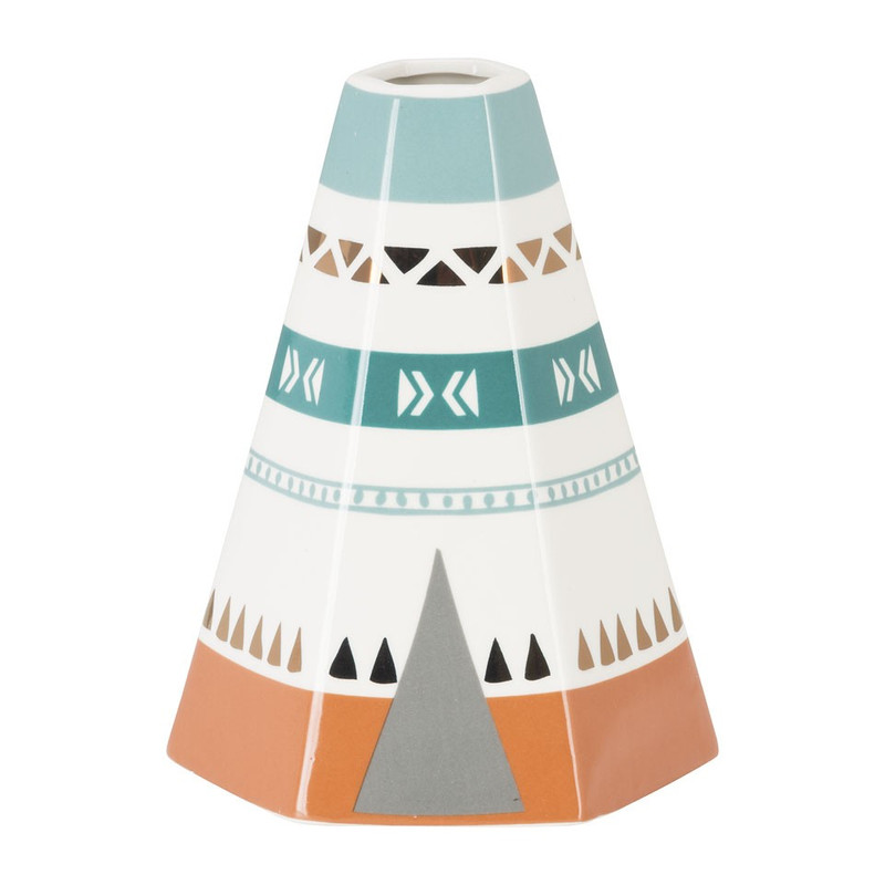 Vaas tipi - 15 cm - turquoise