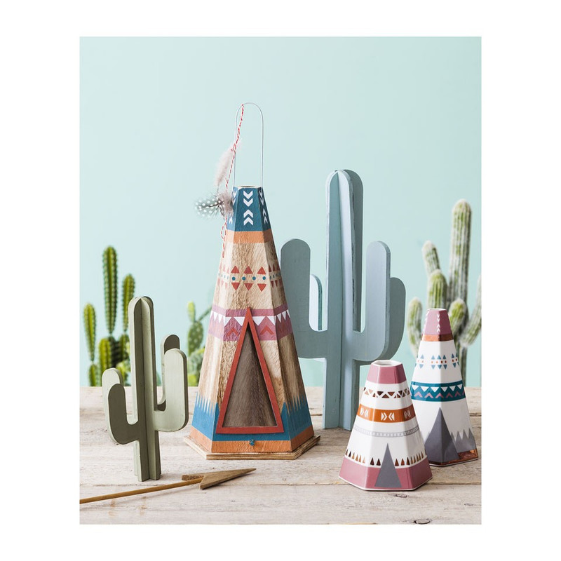 Vaas tipi - 15 cm - roze