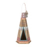 Tipi van hout - 37 cm - roze