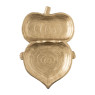 Eekhoorn met plateau - goud