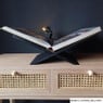 Boekenstandaard - zwart - 22x41x17 cm