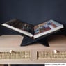 Boekenstandaard - zwart - 22x41x17 cm