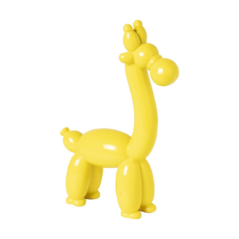 Ballon giraf - geel - 25x17.5x7 cm