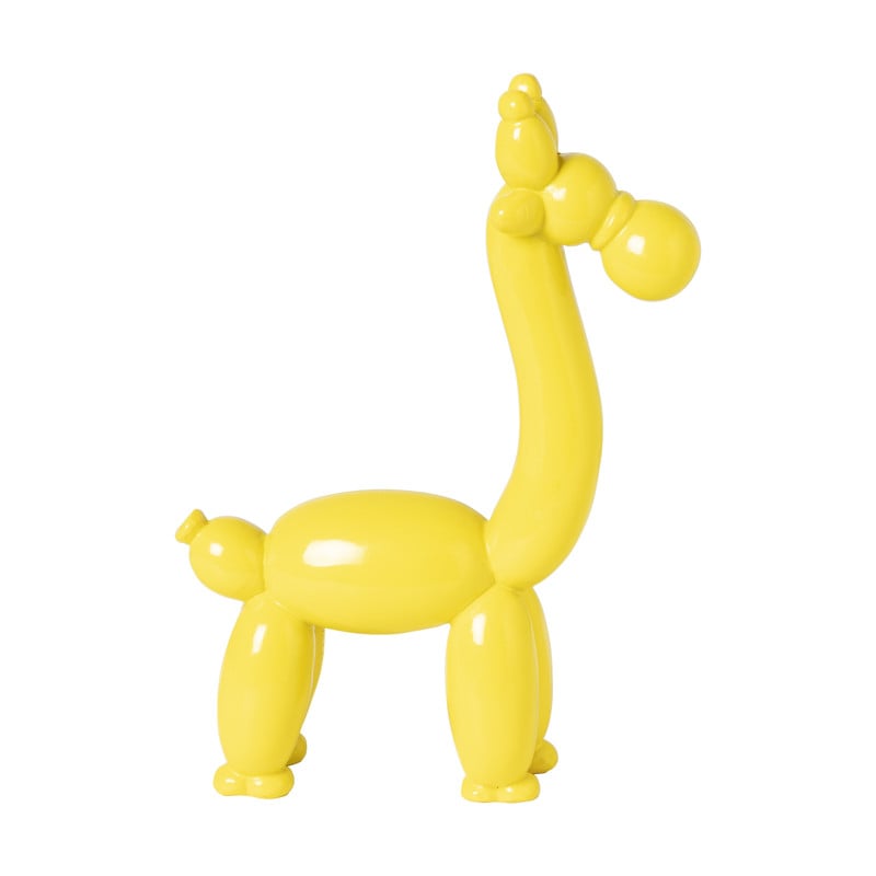 Ballon giraf - geel - 25x17.5x7 cm