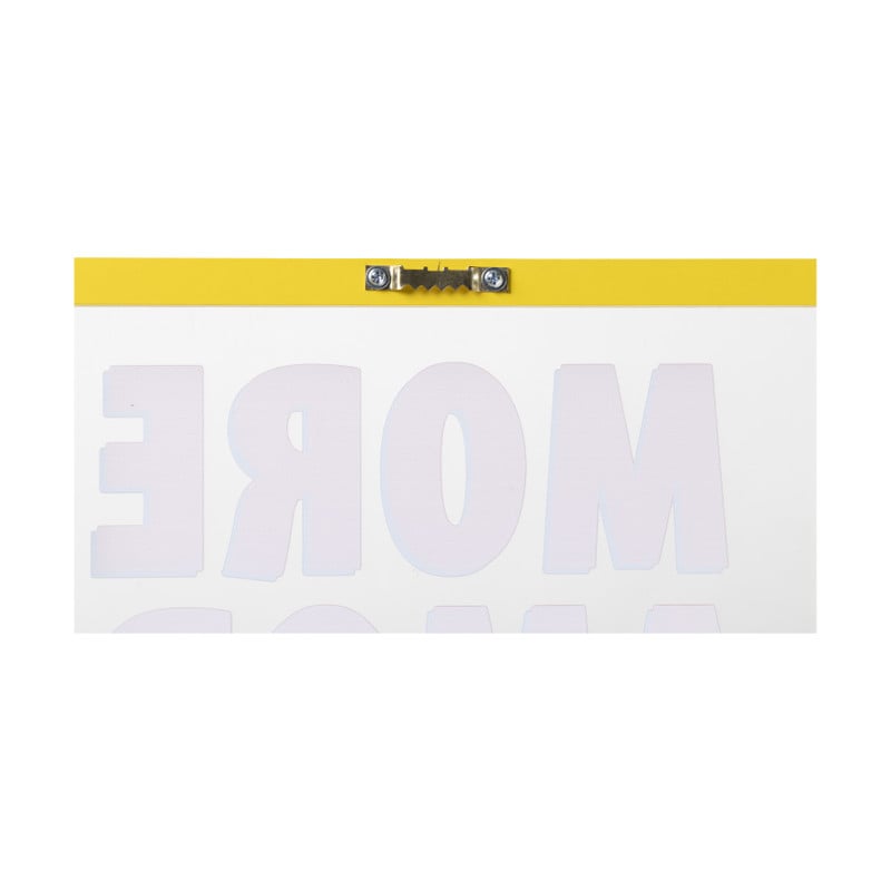 Wanddeco more amore - geel/rood - 30x30x1.9 cm