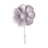 Wandhaak bloem - paars - 12x7.5x3.3 cm