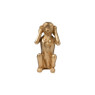 Hond Horen - goudkleurig - 15x7.5x6.5 cm
