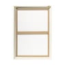 Poster luipaard - geel/rood - 70x50 cm