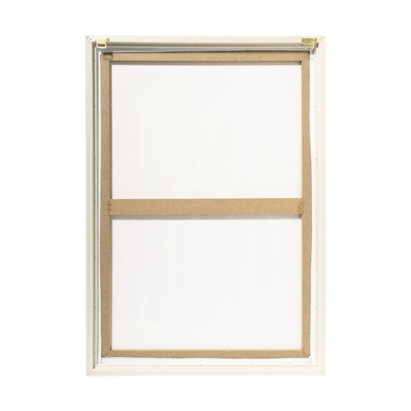 Poster bonjour - geel/rood - 70x50 cm