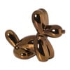 Ballon beeldje hond - bruin - 15.5x12x7 cm