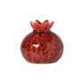 Granaatappel vaasje klein - rood - ø7.8x7.4 cm