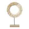 Staande decoratie met schelpen - 35x16.5x41.5 cm