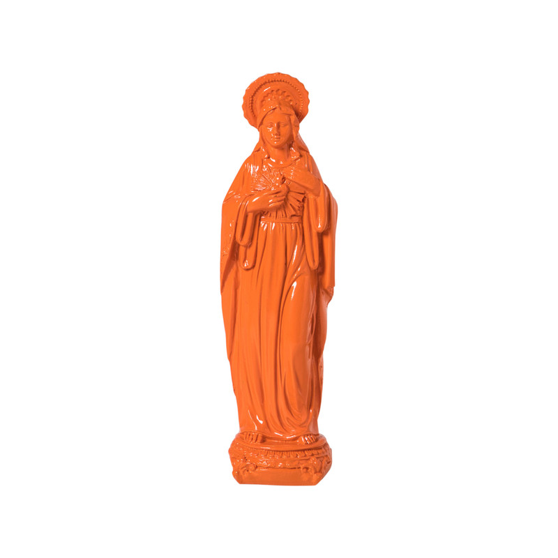 Beeldje Maria klein - oranje - 13.3x3.8x3.2 cm