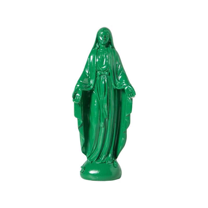 Beeldje Maria klein - groen - 13.3x3.8x3.2 cm