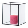 Deco box klein - zwart - 18x16x16 cm