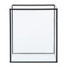 Deco box klein - zwart - 18x16x16 cm