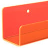 Wandplank acryl - oranje - 5x38x4.5 cm