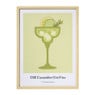 Poster gin - multikleur - 30x40 cm 