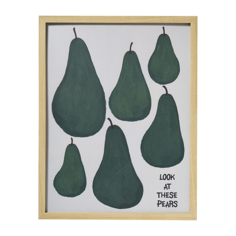 Poster peer - multikleur - 28x36 cm